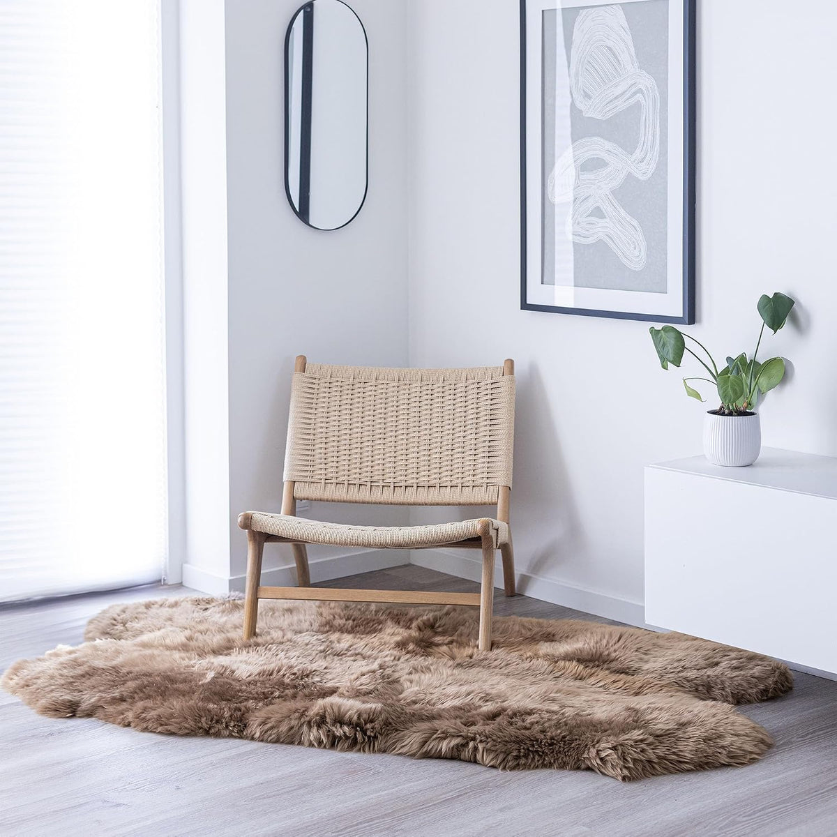Tappeto in pelle di pecora Merino – immagine 6