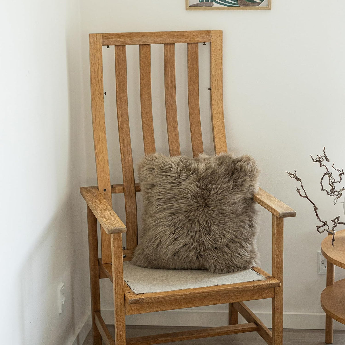 Federa in pelle di pecora 40x40 cm – Nordic Sheep