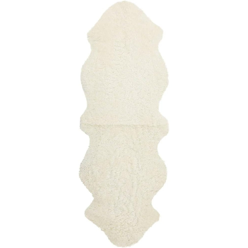 Pelle d'agnello Merino doppia – bianco