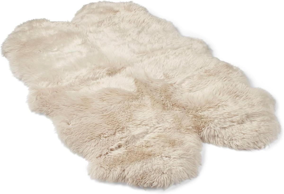 Tappeto in pelle di pecora Merino – beige