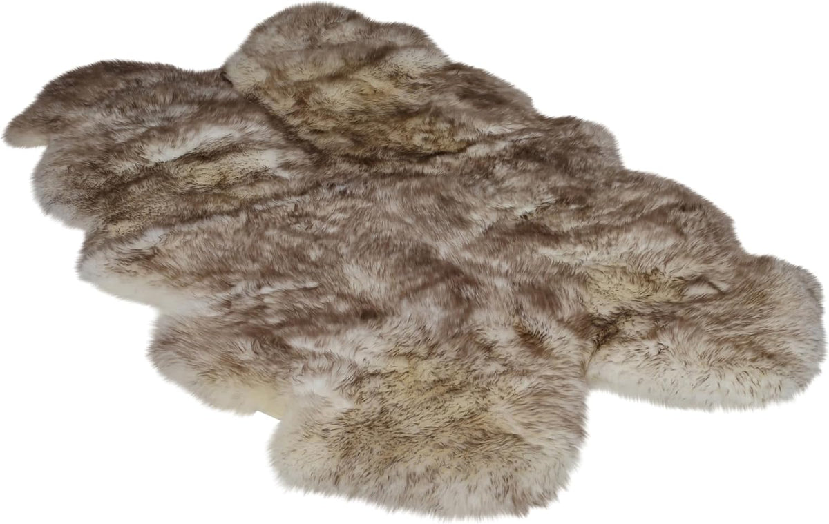Tappeto in pelle di pecora Merino – grigio lupo
