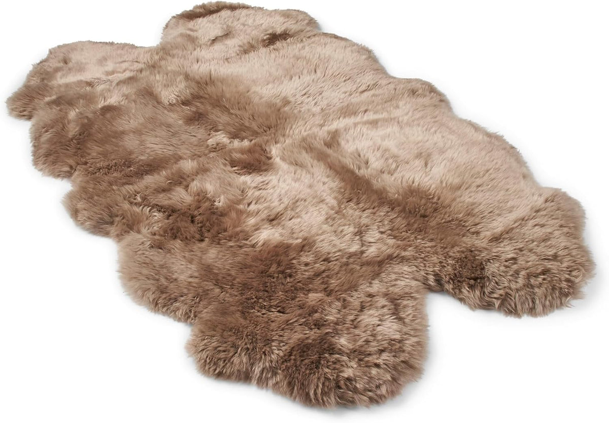 Tappeto in pelle di pecora Merino – marrone chiaro
