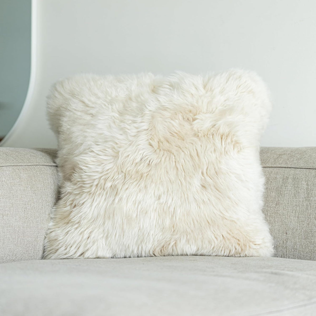 Federa in pelle di pecora – beige